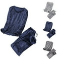 thumbnail image 5 of BangWanChi Womens Thermal Underwear Sets Women's Winter Flannel Pajamas And Home Wear Outerwear Set, 5 of 5