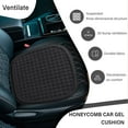 thumbnail image 4 of Car Seat Cushion, Harpi Seat Cushion for Car Seat Driver Car Gel Ice Cushion All Year Round Universal One-piece Truck Seat Cushion Summer Breathable Seat Cushion Summer Fart Cushion, 4 of 7