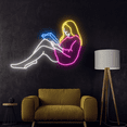 thumbnail image 4 of C-craft Girl Reading Book Neon Light Sign Wall Art Teen Room Decor Lights for Bedroom, 4 of 5