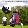 thumbnail image 4 of Uxcell Microfiber Waffle Pattern Golf Towel with Lock Clip - [Black - 15.7 IN] Golf Club Towel, 4 of 6