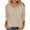 Khaki Sweatshirt, variant on DUMUIELD Womens Lightweight Sweaters 3/4 Sleeve V Neck Pullover Fall Sweater Ribbed Knit Loose Fit Comfy Casual Tunic Shirts