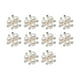thumbnail image 5 of 10 botones de perla con diamantes de imitación para broches, manualidades, parte trasera plana Argén, 5 of 9
