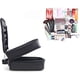 thumbnail image 4 of Estuche de maquillaje de viaje - Bolsas de cosméticos de doble capa - Dos espacios para guardar sus cosméticos - Estuche de maquillaje portátil multifunción para mujer (negro), 4 of 5