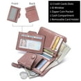 thumbnail image 2 of KALUNMA Women's Wallet RFID Blocking Leather Small Wallet Credit Card Holder with Coin Purse, 2 of 6
