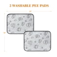 thumbnail image 5 of Alfombrillas reutilizables para cachorros Qeils, paquete de 2, almohadillas lavables para perros, 5 of 5