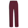 thumbnail image 3 of yunLCZ Women's Casual Plus Size Pants Women Fashion Solid Color Cotton Elastic Long Pants Beach Leisure Trousers Work Clothes for Office, 3 of 4
