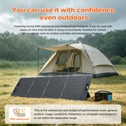 LVYUAN 300W Solar Panel Foldable Solar Panel Charger with Adjustable Kickstands Portable Waterproof IP67 22.5% High Efficiency for RV, Camping, Home, Outdoor, Power Station, off Grid