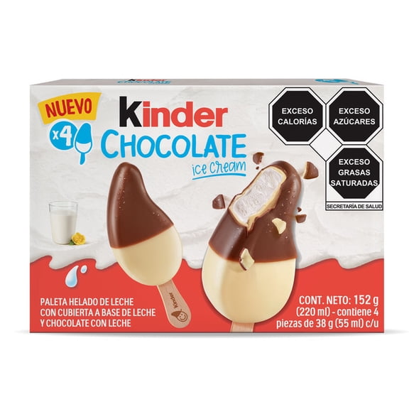 Paleta Helado Kinder Chocolate Ice Cream 152 g