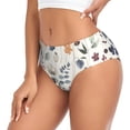 thumbnail image 2 of Balery Watercolor Floral Ropa Interior de Algodón para Mujer con Dibujo – Braguitas Cómodas y Elásticas, Estilo Clásico-XX-Large, 2 of 6