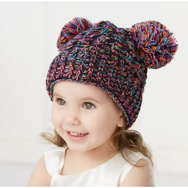 Gorro De Invierno Para Niñas Y Niños, Con Forro Polar, Gorro