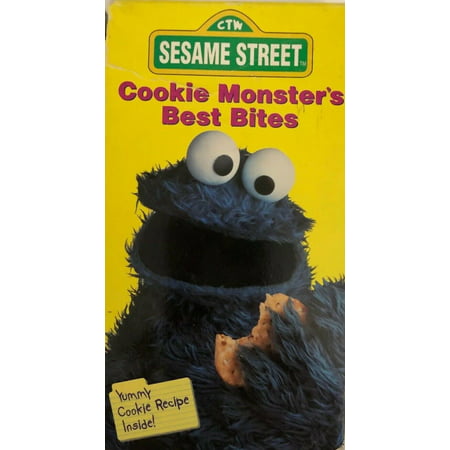 Sesame Street-Cookie Monsters Best Bites(VHS 1995)TESTED-RARE VINTAGE-SHIP