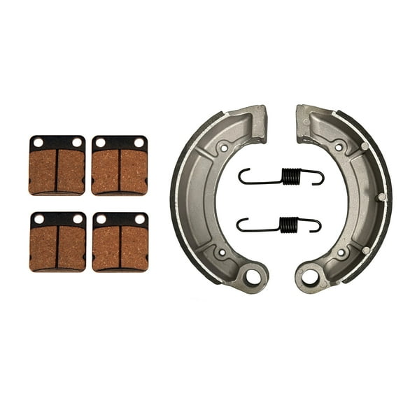 Front Brake Pads & Rear Brake Shoes for Yamaha Bruin 250 350 Grizzly Big Bear
