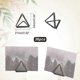 thumbnail image 2 of 36pcs Mini Place Card Holders Metal Table Card Holders Triangle Shape Wedding, 2 of 5