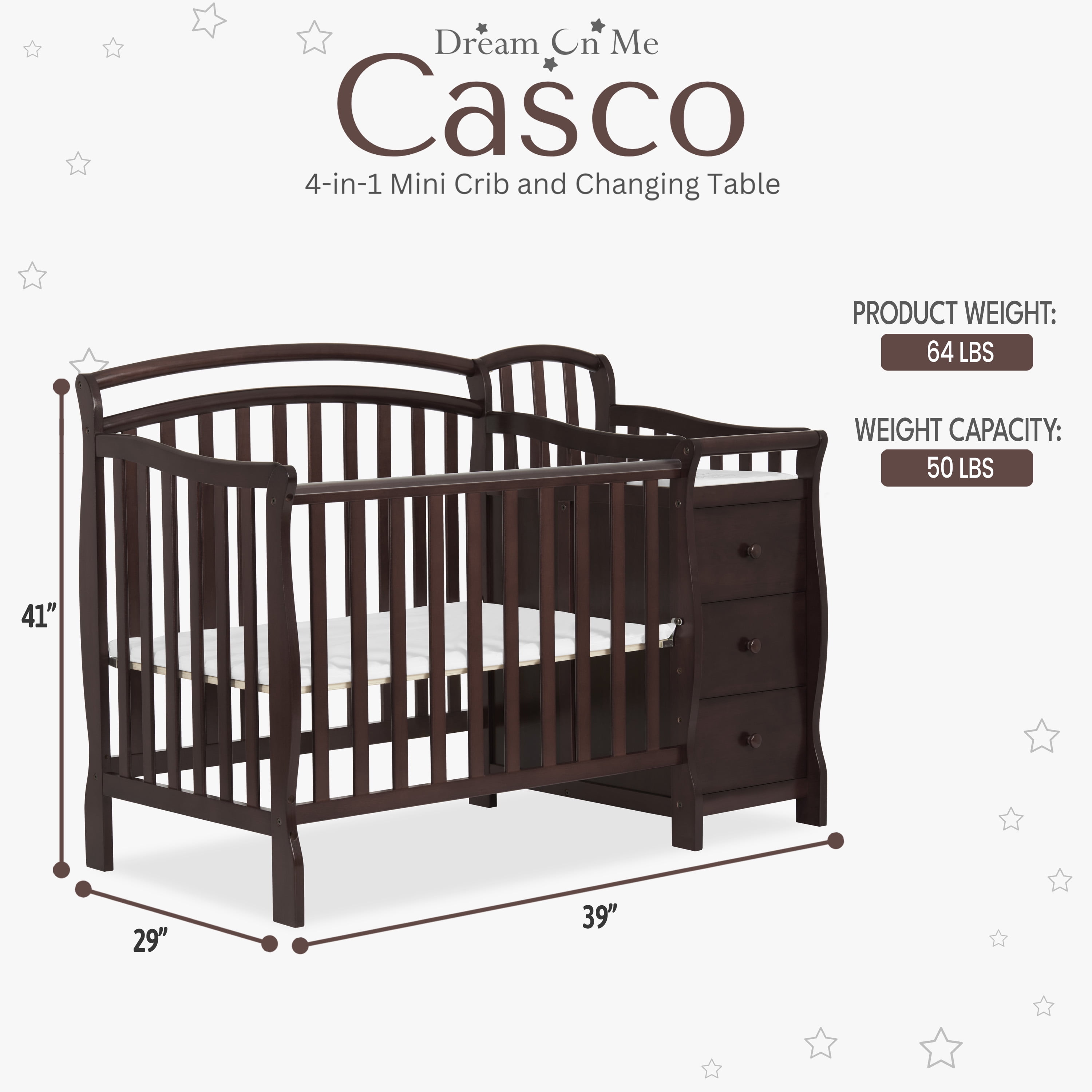 Dream on me casco mini crib hotsell