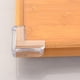 thumbnail image 5 of Protectores de esquinas Sailing paquete de 12 transparentes Gel adhesivo a prueba de bebés, 5 of 6