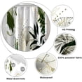 thumbnail image 5 of Ginkgo Leaves Shower Curtain 72x84 Inch Green Sage Leaf Gold Plant Watercolor Abstract Bath Curtain Waterproof Fabric Modern Aesthetic Bathroom Decor Accessories Set with Hooks, 5 of 6