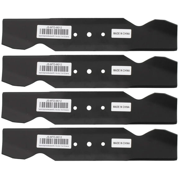 (4) Notched Blade fits MTD® 742-0487 742-0487A 942-0487A 32" Deck