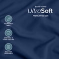 thumbnail image 5 of Bare Home Pillowcase Set - Premium 1800 Collection - Double Brushed - Ultra Soft - King Size, Dark Blue, 2 Count, 5 of 8