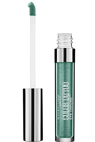4 PACK Maybelline New York Color Tattoo Eye Chrome Shadow (550) Electric Emerald
