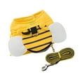 thumbnail image 1 of fastboy Cute Bee Vest Dog Traction Rope For Safe And Stylish Dog Walking Dog Chain Dog Leash Cat Chain Breathable And Soft Velvet wing style S, 1 of 6
