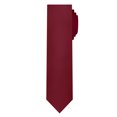 thumbnail image 3 of Jacob Alexander Men's Silk Blend Solid Color 2.5 inch Slim Width Neck Tie - Red Velvet, 3 of 8
