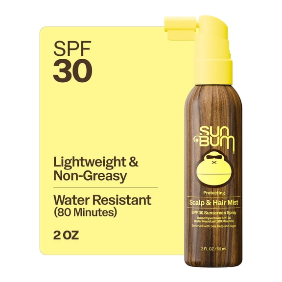 Sun Bum Original Scalp & Hair Mist Sunscreen Spray, SPF 30, 2 fl oz