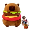 thumbnail image 1 of Super! Peluche Cariñoso Tierno Capibara Hamburguesa, 1 of 1