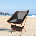 thumbnail image 2 of Asiento plegable Zulema ligero para camping y pesca portátil naranja, 2 of 7