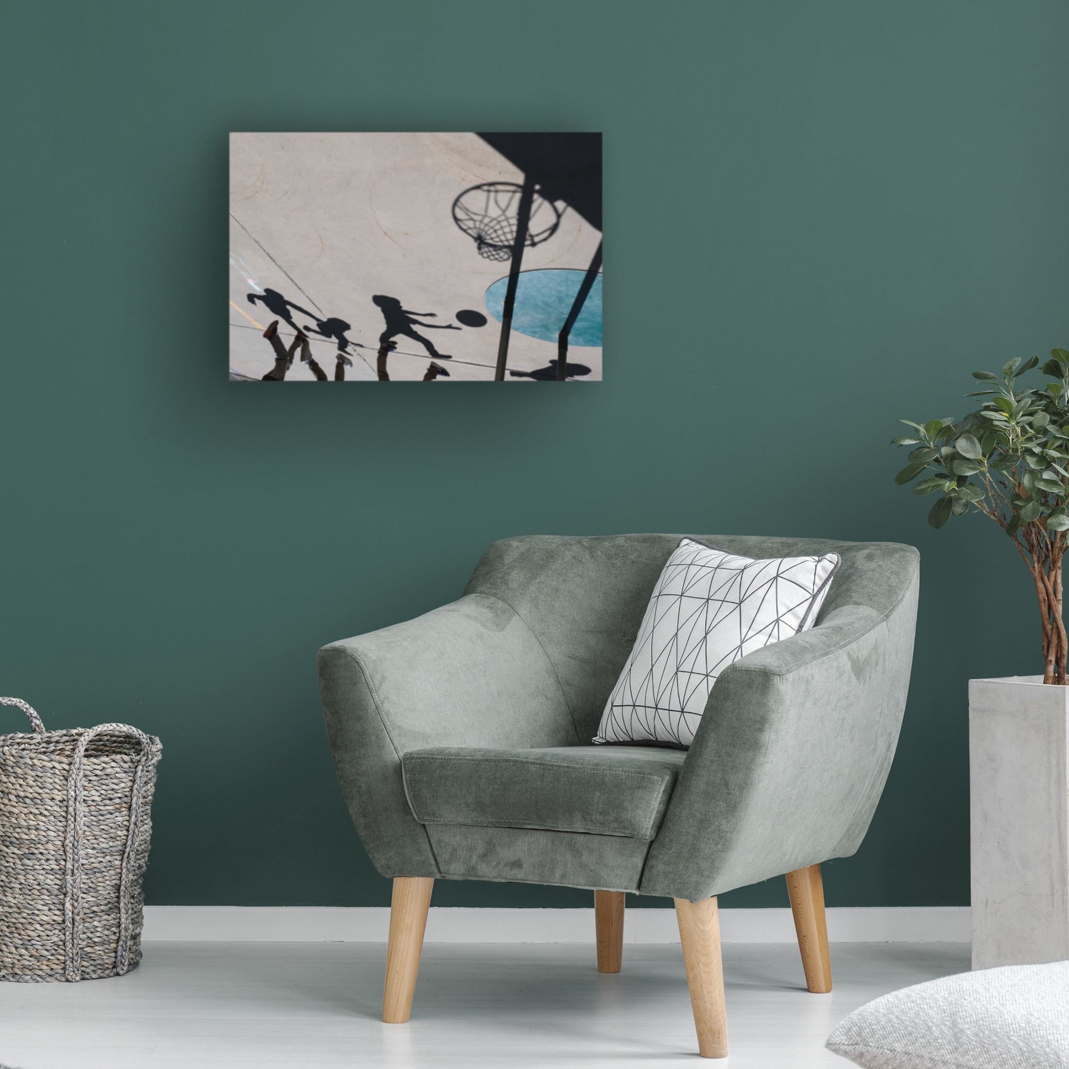 Trademark Fine Art Sydney Harter The Game Canvas Wall Art