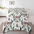 thumbnail image 2 of Erosebridal Ensembles de Literie Tribaux Aztèques pour Tout-Petits avec Couette pour Adulte, Insert de Couette Squelette de Mouton, Déco Florale Bohème, Réversible, 2 of 7