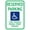 Color 4089, variant on Washington Handicap Parking Sign Parking Signs Metal Sign Tin Sign 12x16 Inch - Caution Safety Warning Security Signs Indoor & Outdoor Signs for Home, Office, Work