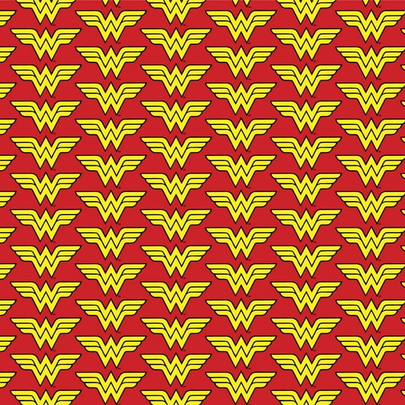 Wonder Woman Classic Logo Premium Roll Gift Wrap Wrapping Paper