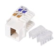 thumbnail image 3 of Acoplador De Módulo Ethernet, Módulo De Red ABS Shell CAT5 Montaje Fácil Para Comunicación De Red Para Conexión De Terminal Cergrey 5 piezas, 3 of 8