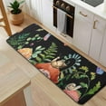 thumbnail image 5 of Red Mushroom Snail Black Pattern Kitchen Rug Mat,Kitchen Runner Rugs Non Skid Washable,Decorative Kitchen Floor Mats for Kitchen,Sink,Laundry,17"x47.2", 5 of 7