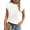 White, variant on Women's Summer Going Out Tops Dressy Casual Crewneck Short Sleeve Textured Basic Cute Trendy T Shirts Tee Blouse