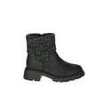 thumbnail image 2 of Wonder Nation Little Girls and Big Girls Sweater Knit Faux Leather Boots, 2 of 5