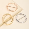 thumbnail image 4 of sunsanly 1 Pc/3 Pcs Women Scarf Ring Zinc Alloy Shirt Clips Twist Tee Knot Ring T-Shirt Ties Dress Clips Clothing Tightening Clip for Shirt Scarf Dress, 4 of 7