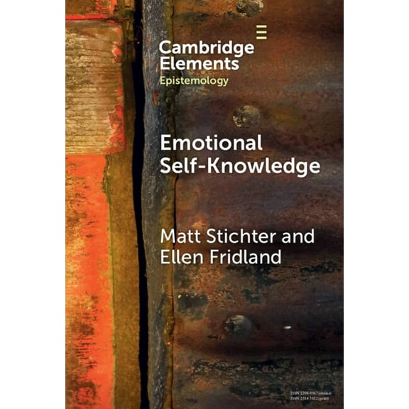 Elements in Epistemology Emotional Self-Knowledge, (Hardcover)