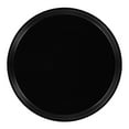 thumbnail image 4 of Kate and Laurel Valdi Traditional Round Side Table, 19 x 26, Black and Antique Gold, Vintage Glam Circle End Table with Geometric Metal Base and Raised Edge Tabletop, 4 of 10