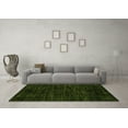 thumbnail image 3 of Ahgly Company Indoor Rectangle Abstract Green Modern Area Rugs, 7' x 10', 3 of 4