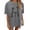 Grey, variant on TrendOFT Womens Oversized Tees Drop Shoulder Crew Neck Short Sleeve Casual Lightweight Daily Tops Grey L