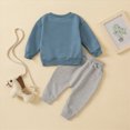 thumbnail image 5 of TOWED22 Fall Winter Baby Boys Clothes Long Sleeve Pullover Top Sweatshirt + Pants 2 Piece Outfit Clothing Sets Casual Outfits, 5 of 9
