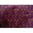 thumbnail image 4 of oneOone Cotton Silk Fabric Leaves & Floral Block Print Fabric BTY 42 Inch Wide, 4 of 4