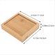 thumbnail image 3 of Caja de de Acuarela de Madera con Rejilla de Media Bandeja, Paletas de Rayos de Dibujo Al Óleo Vacías y Extraíbles, Bandeja de Pintura Portátil para Viaje, 3 of 5