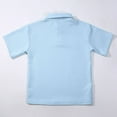 thumbnail image 6 of Kid Boys' Polo Shirts Sky Blue Polo Shirt for Boys Boys Button Down Shirt Boys Short Sleeve Polo Shirts Boys Shirts Size 8-9 Years, 6 of 8