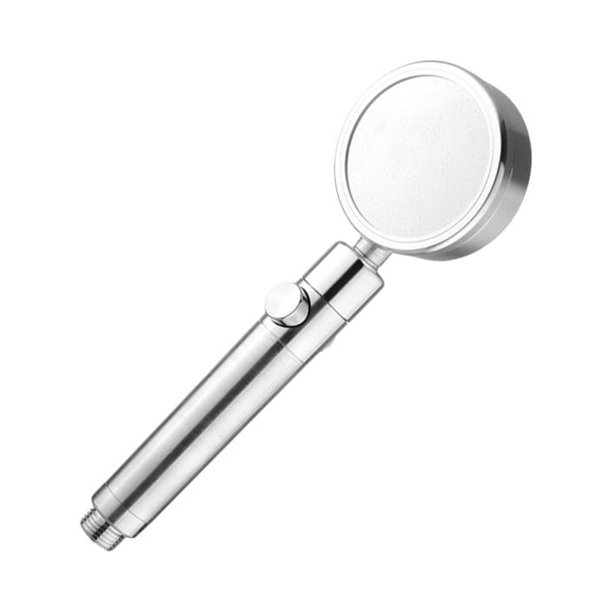 Advancent Cabezal de ducha ajustable Filtro de ahorro de agua Rociador de ducha Cabezal de ducha DIY Rociador de repuesto giratorio de 360 grados Juegos de accesorios de baño Plata
