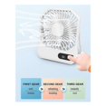 thumbnail image 3 of Personal Fans Small Desk Fan Portable, Travel Fan With Power Bank,3 Speeds Personal Fan Quiet Fan For Outdoor, 3 of 5
