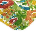 thumbnail image 3 of Jordan Manufacturing 74" x 22" Sun River Garden Multicolor Floral Rectangular Outdoor Chaise Lounge Cushion with Ties and Hanger Loop, 3 of 10