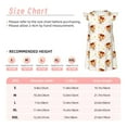 thumbnail image 3 of Fotbe Funny Corgi Vestido de Dormir para Niñas de 3 a 10 Años, Mangas Cortas, Estilo Princesa, Pijama Camisón con Mangas Voladas-XX-Large, 3 of 6