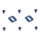 thumbnail image 3 of 2 juntas de pedal autoblocantes para bicicleta, accesorios de para pedal de bicicleta, arandelas antideslizantes de repuesto para uso profesional Azul, 3 of 8